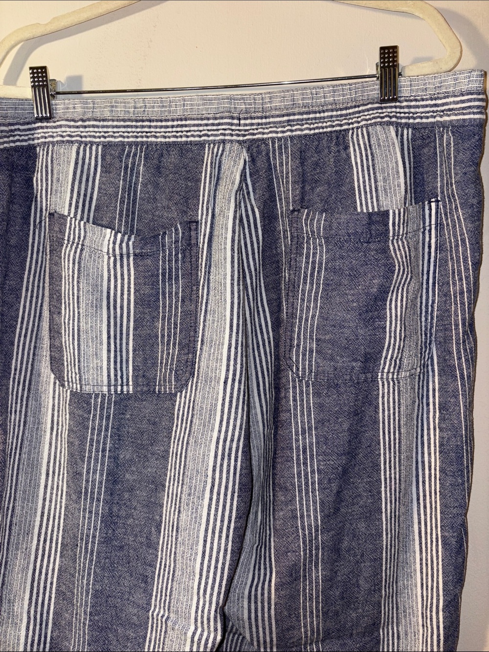 Old Navy Striped Casual Lounge Pants - Blue & White - Picture 6 of 7